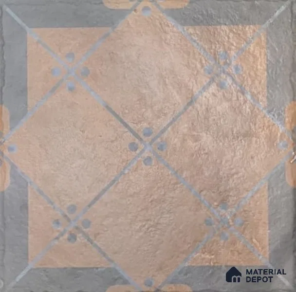 TL 05754 B Amber Highlighter 398x398 mm Matte Finish Vitrified Parking Tile -12 mm (Random Design) (Sample)